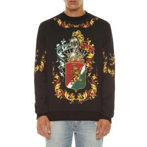 Dolce & Gabbana Heraldic Sicilia Print Sweatshirt Size Large EU 50